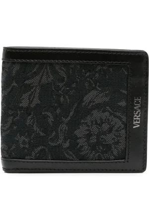 VERSACE Barocco jacquard bi-fold wallet
