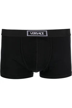 Versace Men's Ribbed Logo Briefs
