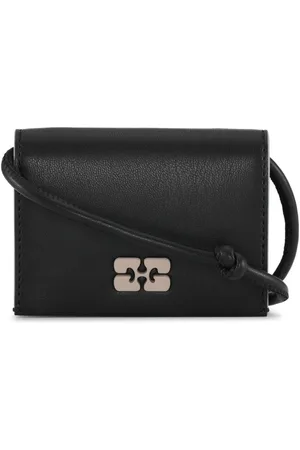 Ganni Bou logo-plaque wallet