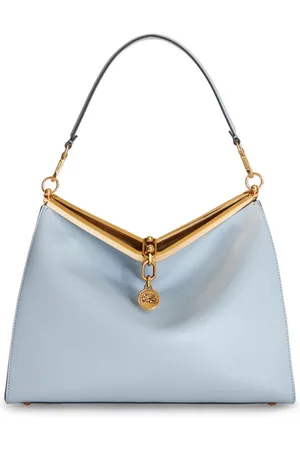 Etro Large Vela leather shoulder bag
