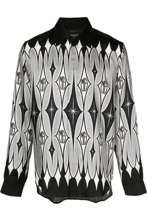 AMIRI Graphic-print silk shirt