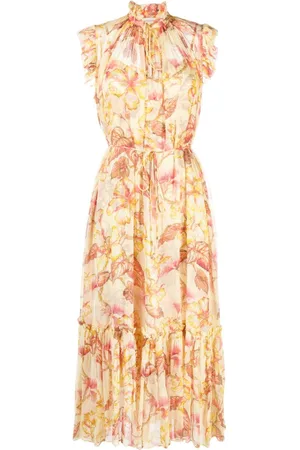 ZIMMERMANN Matchmaker floral-print midi dress