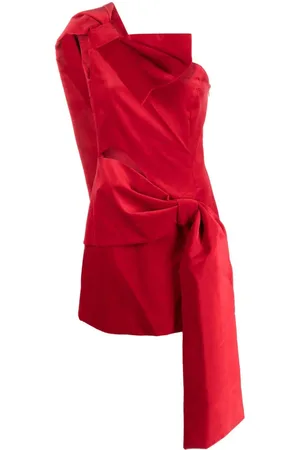 VIVETTA Bow-detail cut-out minidress