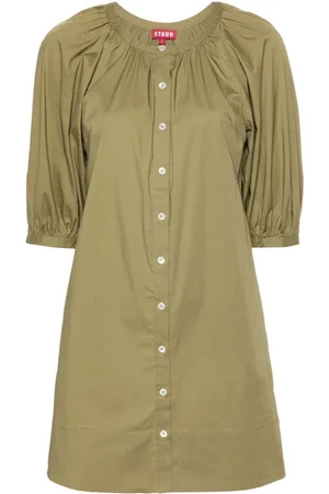 Staud Vincent poplin minidress