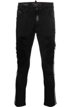 Philipp Plein Stripe-detail skinny jeans