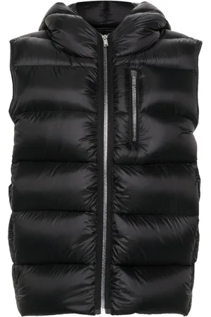 Rick Owens Hooded quilted down gilet