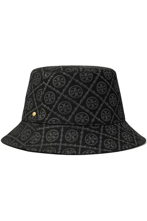 Tory Burch T monogram-pattern reversible bucket hat