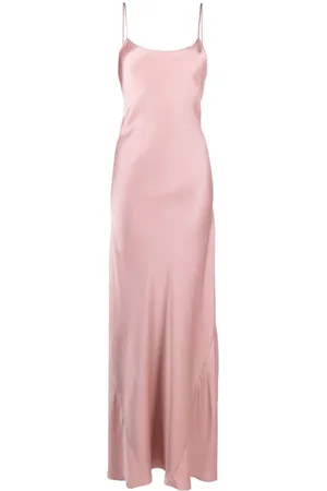 Victoria Beckham Cami open-back satin gown