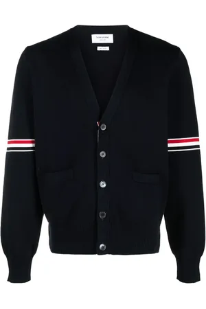 Thom Browne Tricolour 4-Bar cardigan