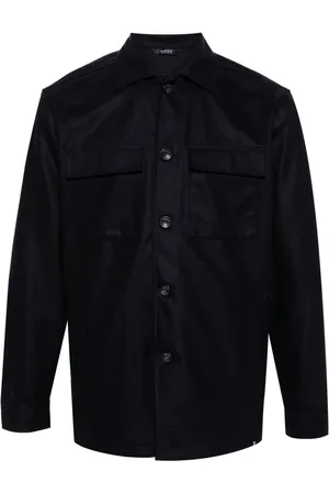 Boggi Milano Button-up wool shirt jacket