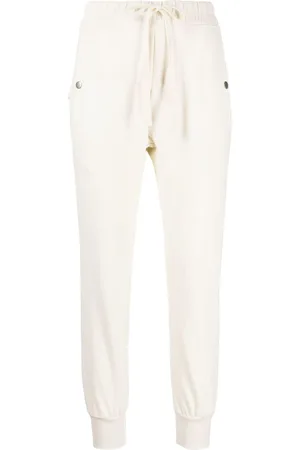 THOM KROM Drawstring cotton-blend trousers