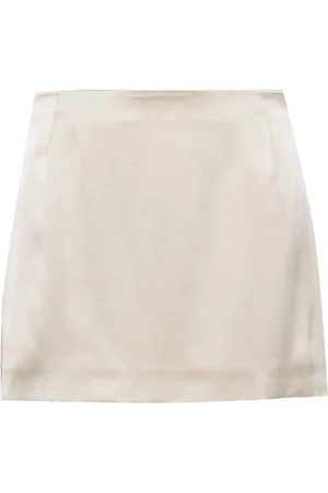 Peter Do Silk A-line miniskirt