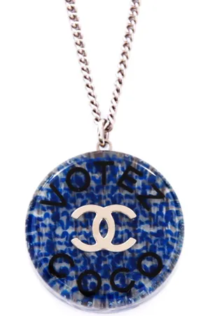 CHANEL Pre-Owned 2007 CC Clover Charm Necklace - Farfetch