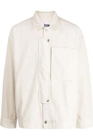 Izzue Spread-collar cotton shirt jacket