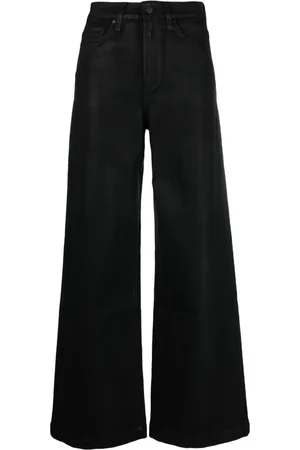 Paige High-waisted wide-leg trousers