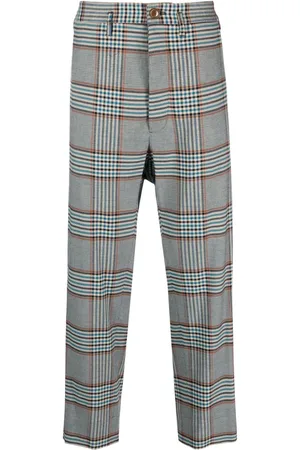 Vivienne Westwood Cruise tartan-check drop-crotch trousers