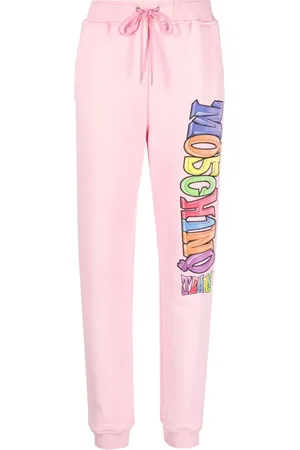 Moschino Logo-print cotton track pants