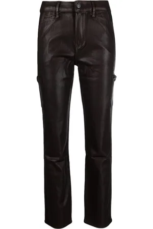 Paige Logo-patch tapered trousers