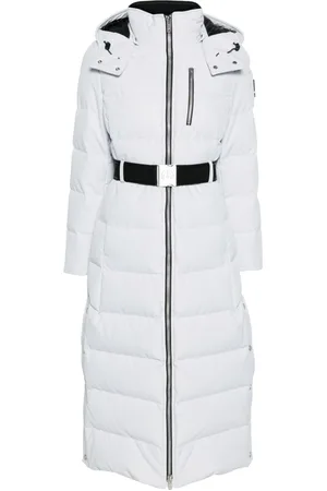 Moose Knuckles Logo-appliqué belted padded coat