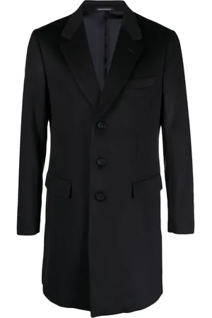 Emporio Armani Single-breasted cashmere coat