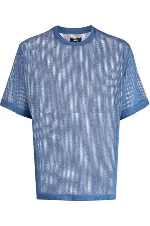 STUSSY Perforated cotton T-shirt