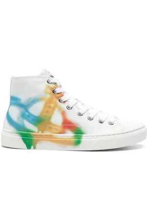 Vivienne Westwood Orb logo-print canvas sneakers