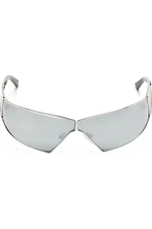 Kennel & Schmenger Fir logo-engraved geometric-frame sunglasses