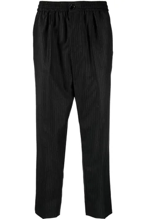 Ami Pinstripe cropped trousers