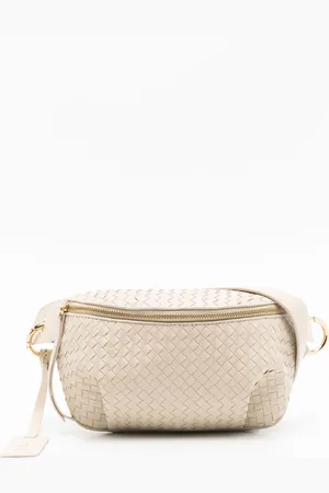 Sarah Chofakian Orsay interwoven leather belt bag