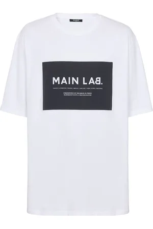 Balmain Slogan-print cotton T-shirt