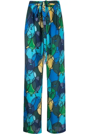 ALESSANDRO ENRIQUEZ Balloon-print palazzo pants