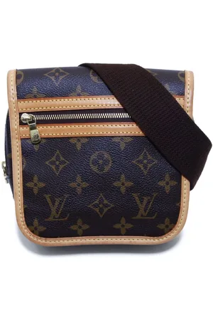 Pre-owned Louis Vuitton 2009 Pochette Gange Belt Bag In Brown