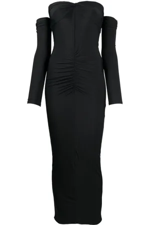 FLEUR DU MAL Ruched midi dress