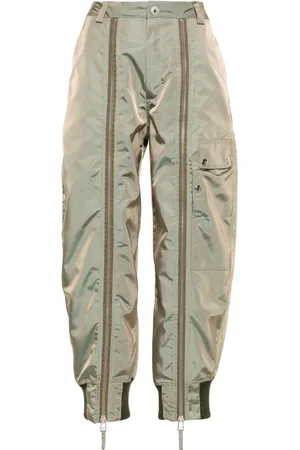 Vaquera Zip-detail cropped trousers