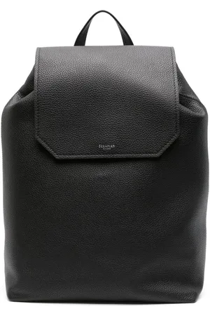SERAPIAN Day grained-leather backpack