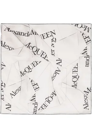 Alexander McQueen AMQ Origami Logo Scarf