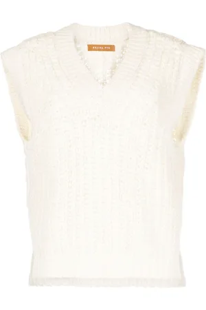REJINA PYO Dan ribbed-knit wool top