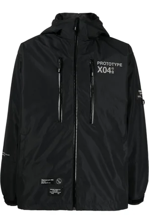 Izzue Logo-appliqué hooded jacket