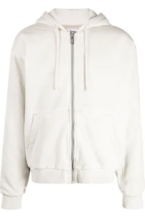 Izzue Logo-appliqué hooded jacket