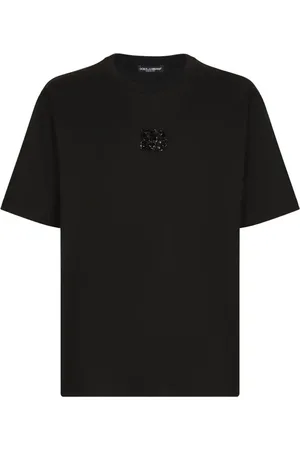 Dolce & Gabbana Rhinestone-embellished cotton T-shirt