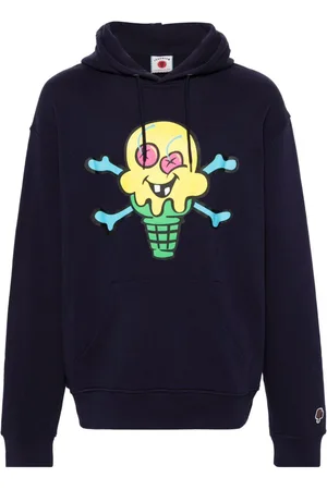 ICECREAM Cones and Bones cotton hoodie