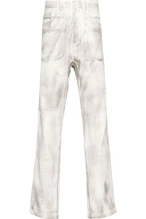 Kanghyuk Abstract-print straight-leg trousers
