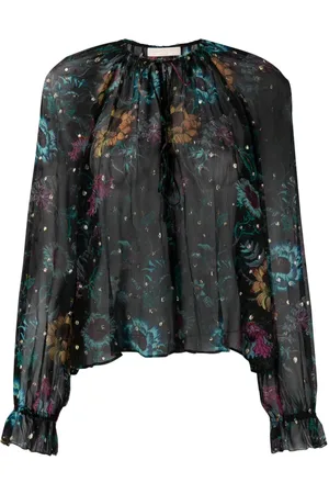 ULLA JOHNSON Bernadette floral-print blouse