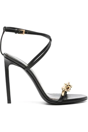 Tom Ford Chain 105mm leather sandals