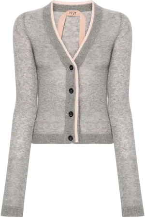 Nº21 V-neck button-up cardigan