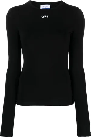 OFF-WHITE Off-Stamp stretch-jersey top