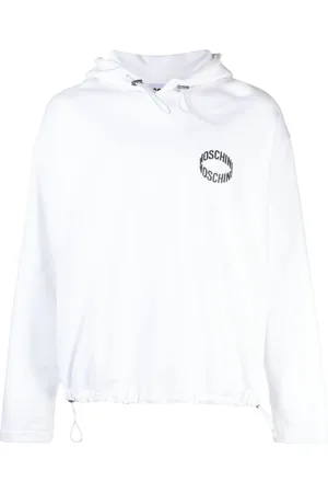 Moschino Logo-appliqué organic cotton sweatshirt