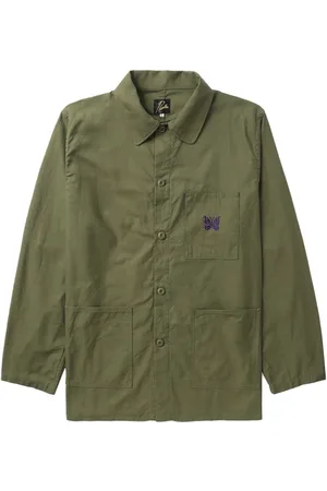 Pins & Needles Embroidered cotton shirt jacket
