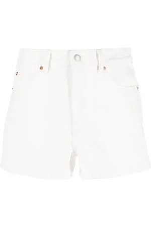Alexander Wang High-rise denim mini shorts