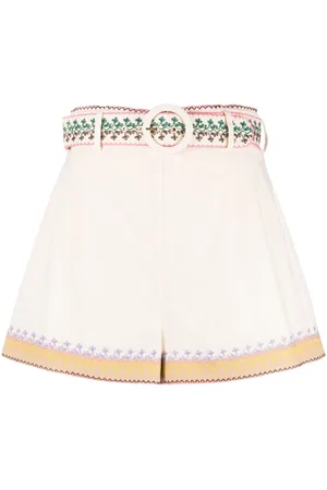 ZIMMERMANN August embroidered shorts